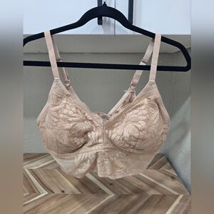 Aerie Cream Everyday Bralette with Adjustable Straps